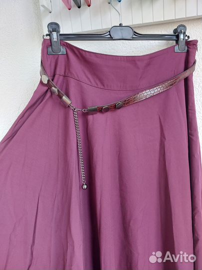 Юбка женская длинная 46 бордо