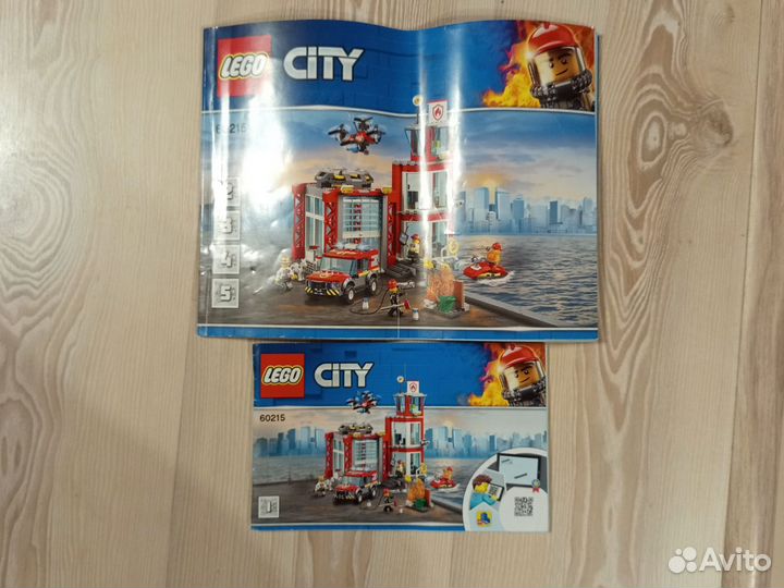 Lego city пожарная станция