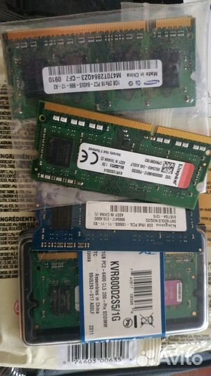 Оперативная память для ноутбука ddr3, ddr2 4Gb-1Gb