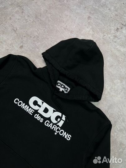 CDG Hoodie Spellout Logo