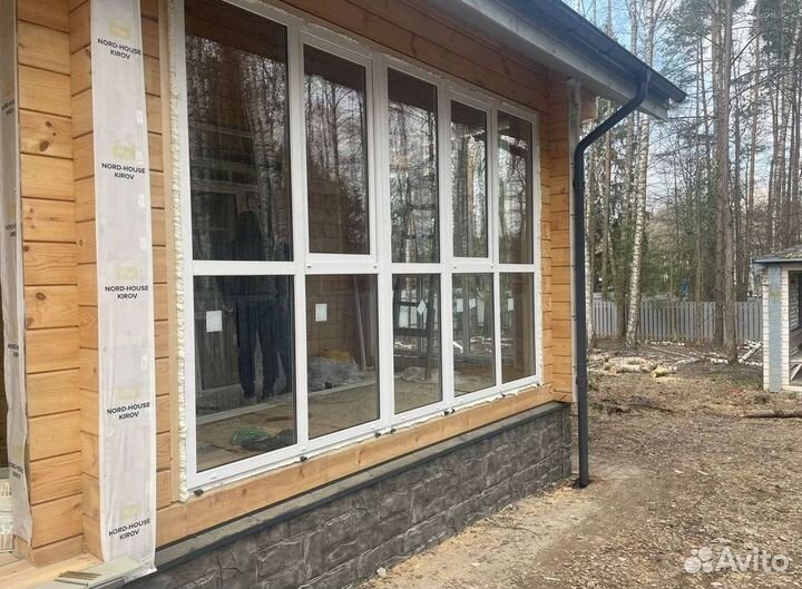 Остекление окон и балконов пвх