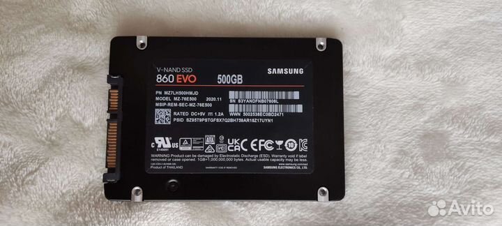 Ssd samsung 860 evo 500gb