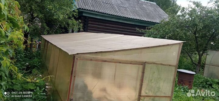 Теплица 3 на 6 из поликарбоната бу