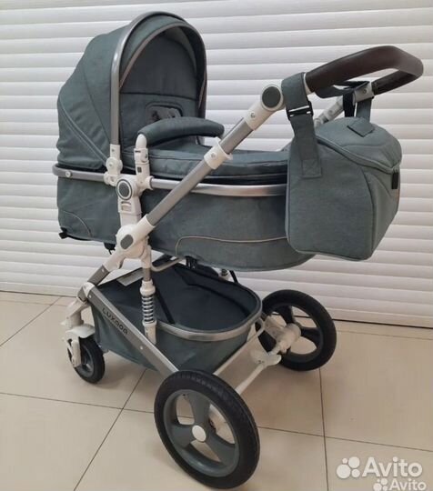 Коляска 3 в 1, трансформер, Luxmom