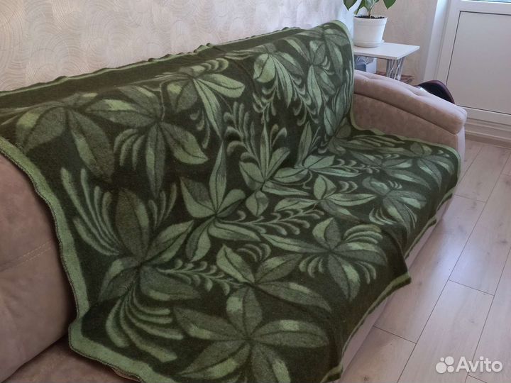 Одеяло шерстяное СССР бу