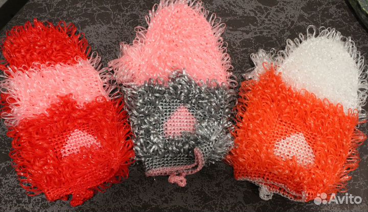 Мочалка варежка