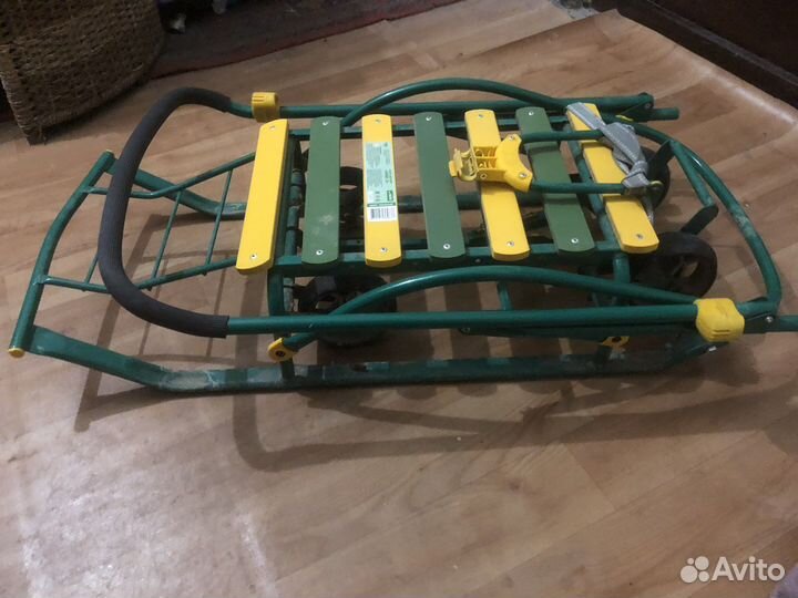 Санки складные с колесами