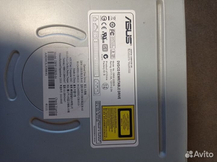 Asus DVD-RW CD-RW привод