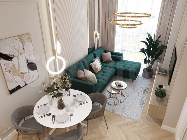 1-к. квартира, 44 м², 10/17 эт.