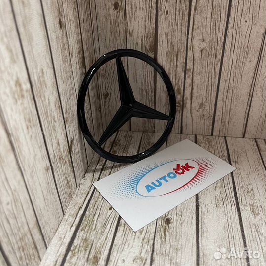 Знак Mercedes на багажник W 177 чёрный