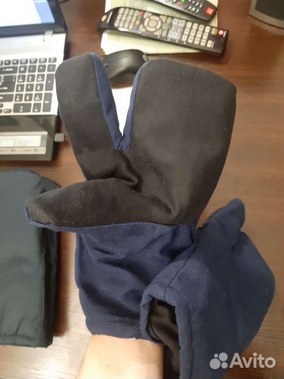 Рукавицы утепленные на ватине