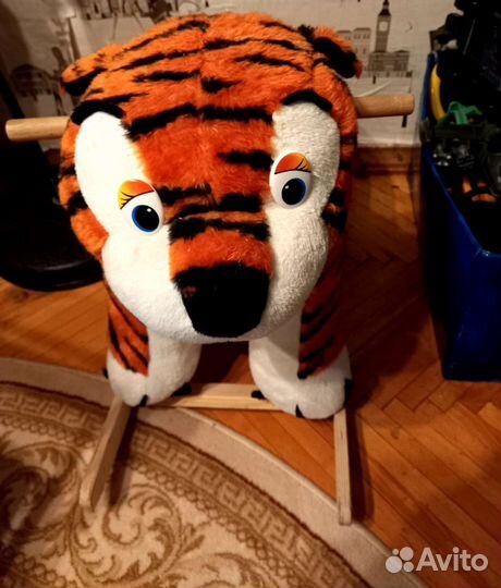 Каталка мягкая тигр