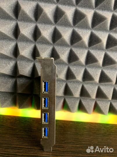 Контроллер PCI-Ex1 4xUSB 3.0 ST LAB