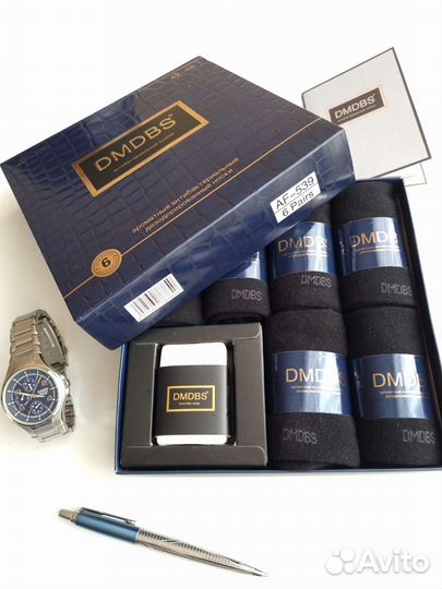 Носки мужские хлопок, подарочный набор