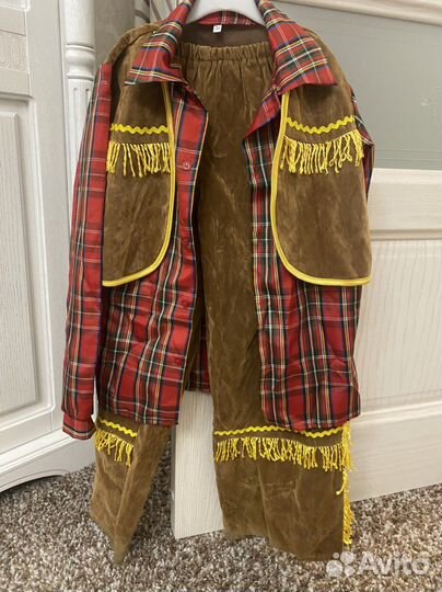 Костюм карнавальный ковбой(шериф,индеец)