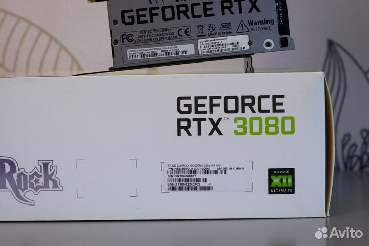 Palit GeForce RTX 3080 GameRock 10GB
