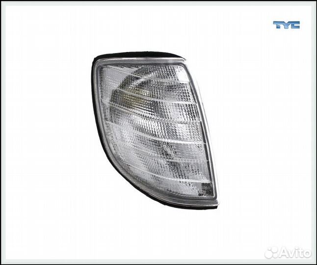 Поворотник передний правый белый mercedes W140 1995