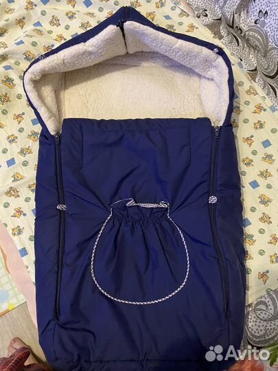 Меховой конверт на овчине