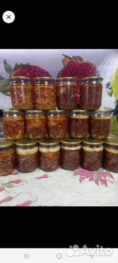 Домашняя тушёнка,каша,консерва