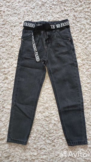 Джинсовая одежда для девочки р.116-122