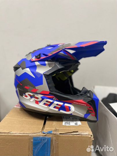 Мотошлем кроссовый