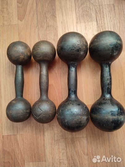 Гантели 3-4-6-8-10-12 кг