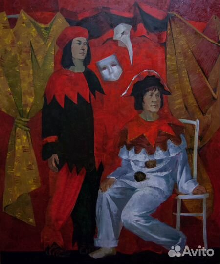 Картина, масло, холст на подрамнике 1.0 х 1.20 м