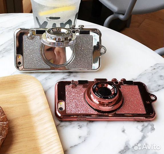 Силиконовый чехол с зеркалом на iPhone X чёрный