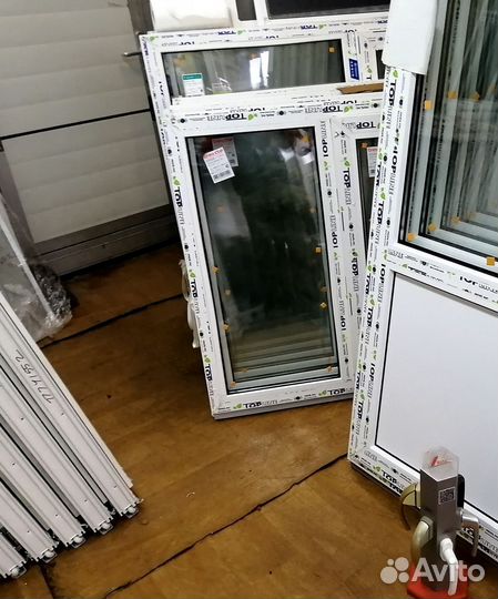 Двери алюминиевые готовые