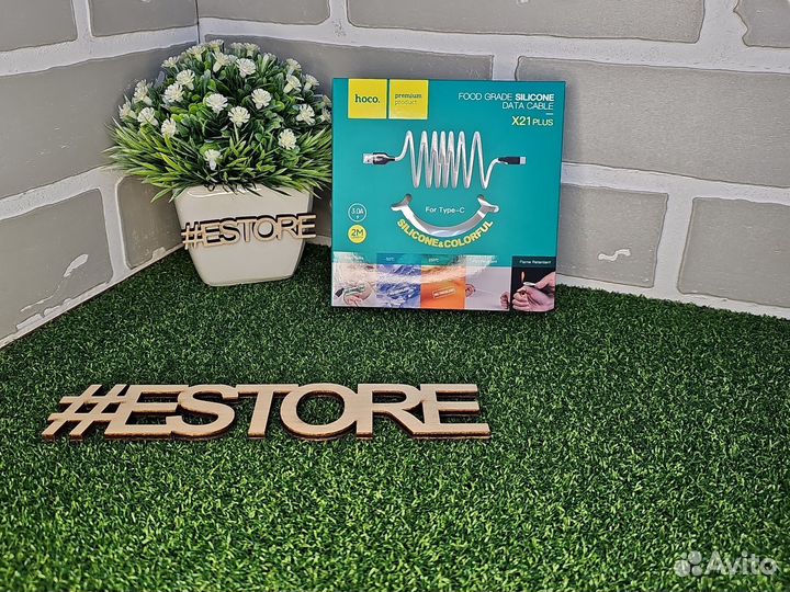 Кабель type c hoco x21 plus 2m