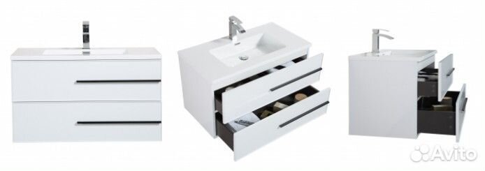 Тумба с раковиной Parly Bella 100