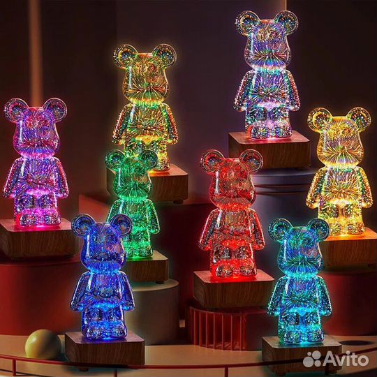 Ночник мишка Bearbrick