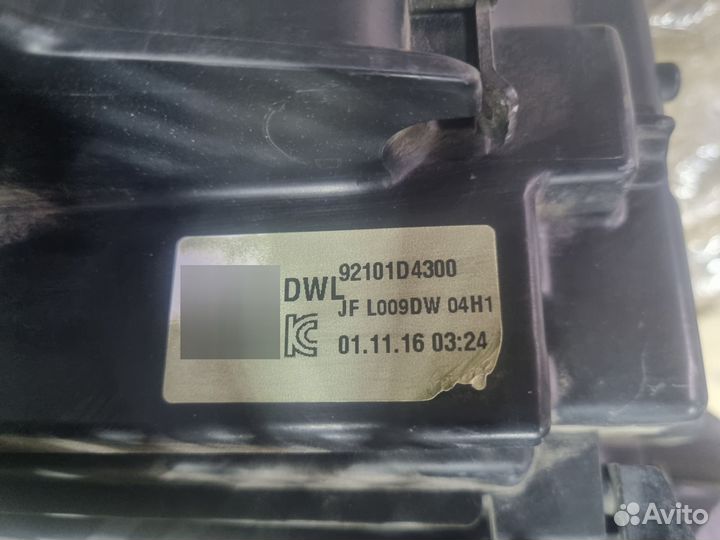 Фара левая LED KIA Optima 92101D4300 92102D4300