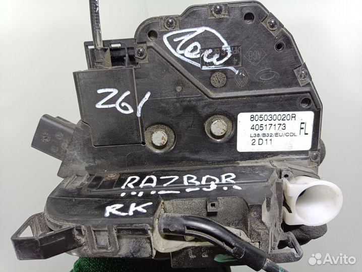 Замок передней левой двери Renault Fluence