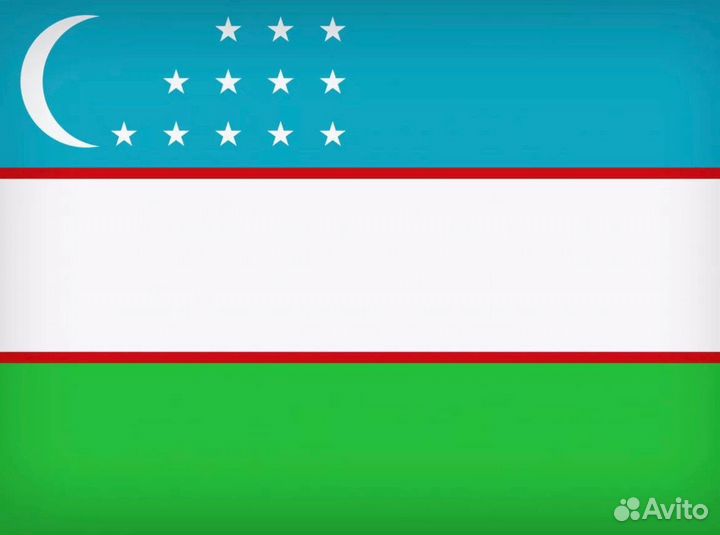 Флаг Узбекистана