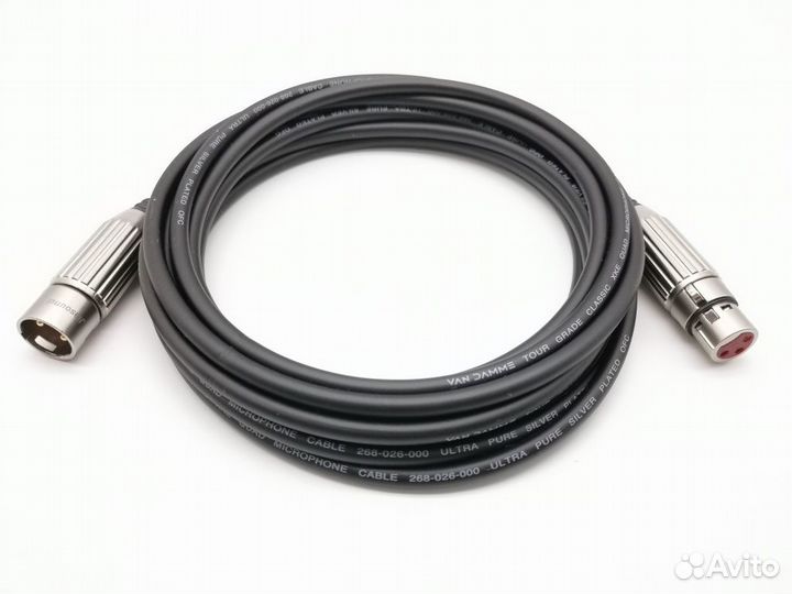 G2-XLR-M-F-0500-0 Кабель микрофонный XLR-M-F, 5м