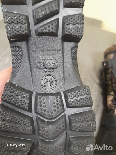 Теплые резиновые сапоги