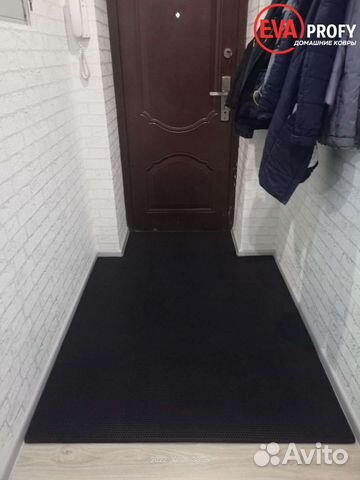 Домашний коврик придверный ячеистый eva