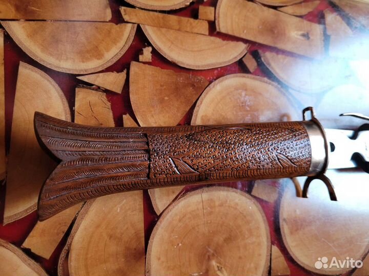 Набор антикварный вилка+нож рыба