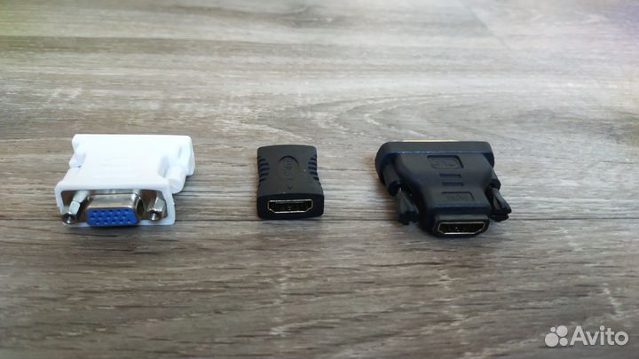 Переходники новые DVI-VGA / hdmi-DVI / hdmi-hdmi