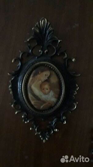 Картины шелкография в бронзе винтаж