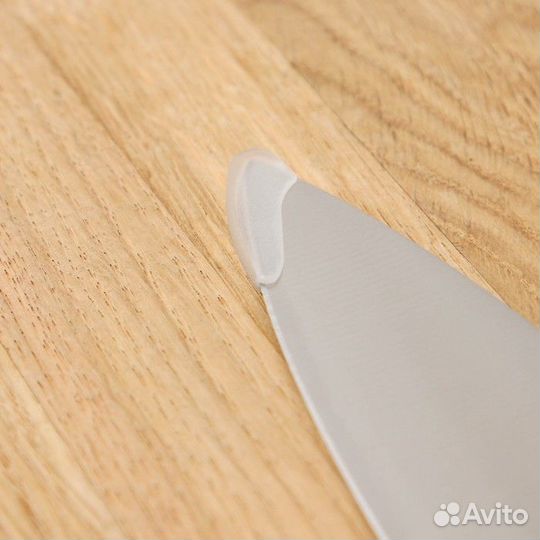 Нож кухонный Доляна Zeus, шеф, 20 см, цвет изумруд