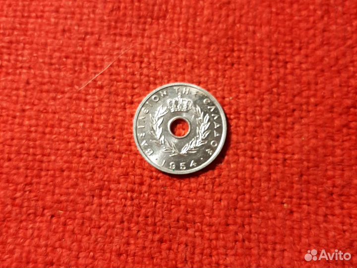 Монеты Греции 20лепта 1954 г./10дрх1959г.XF