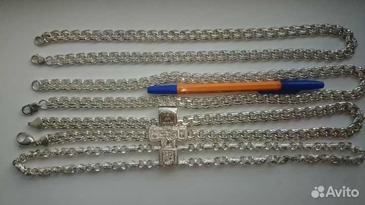Серебряная цепь Бисмарк 140 грамм