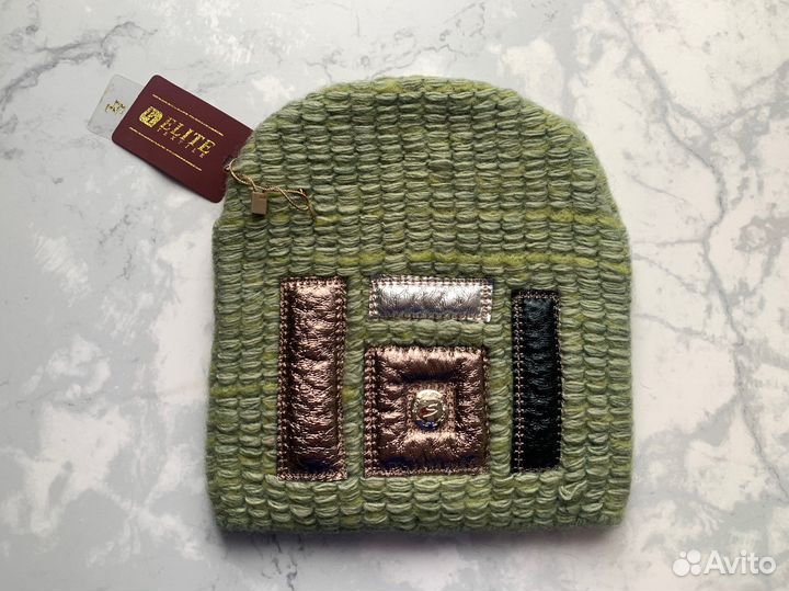Шапка женская вязанная трикотажная elite