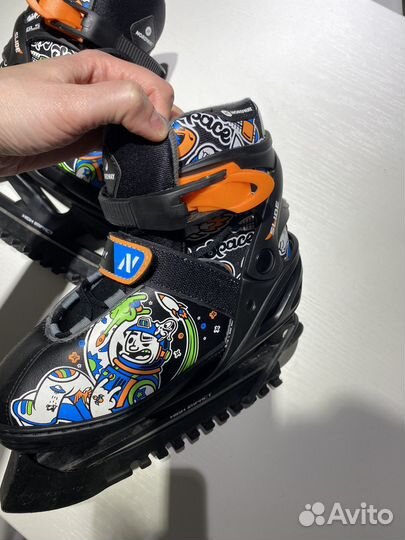 Коньки детские раздвижные 31-36 новые