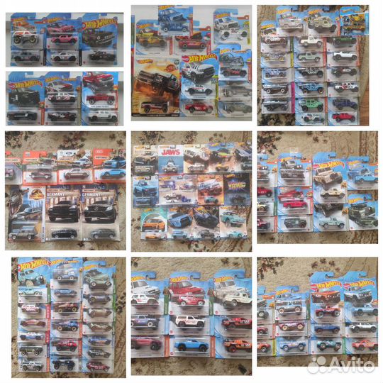 Hot Wheels подборка внедорожников