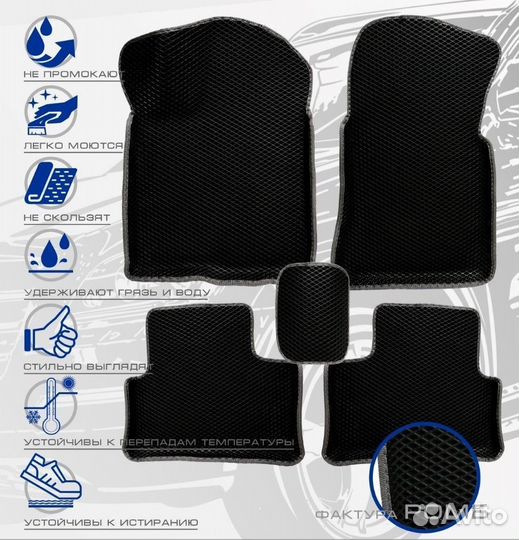 3D коврики ева GAZ Газель Next грузовая