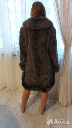 Шуба из песца