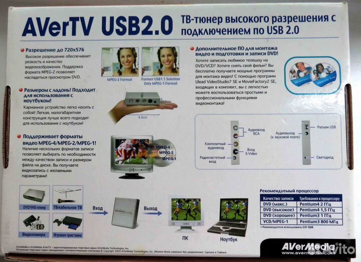 TV тюнер avermedia usb